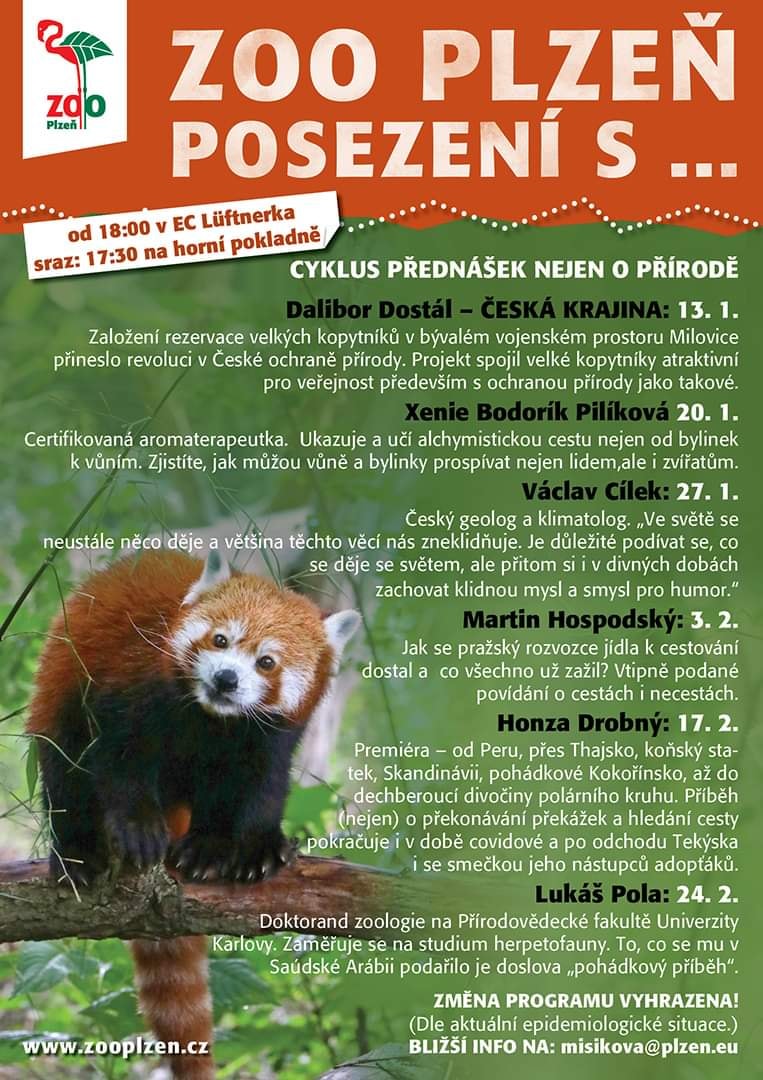 Přednáška Aromaterapie a zvířátka, Zoo Plzeň
