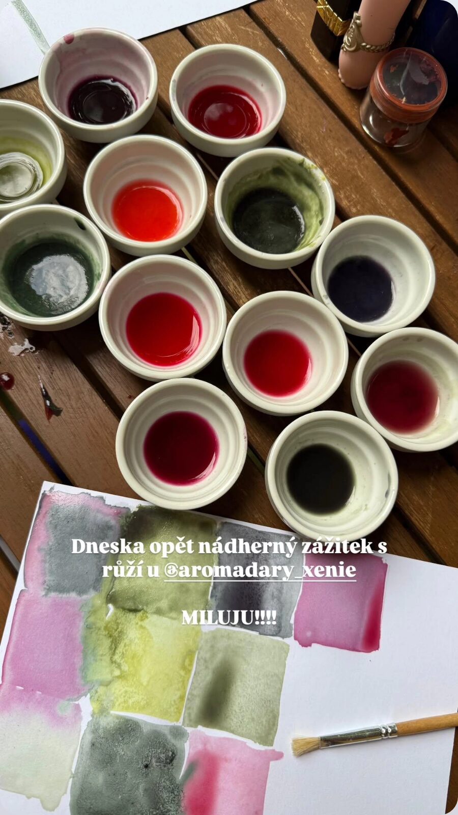 Inkousty z růže